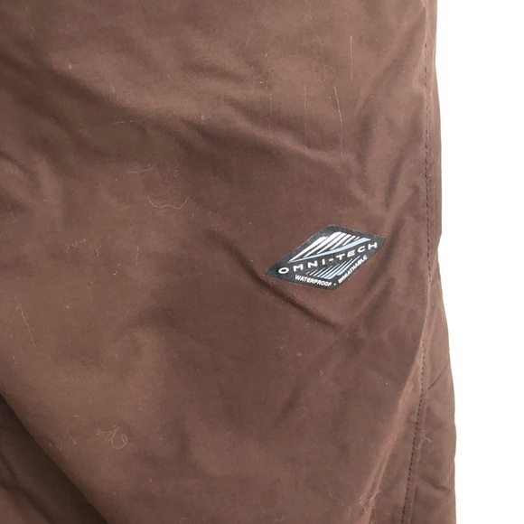 Columbia Titanium Omni Tech Brown Snow Pants XL - Picture 5 of 13